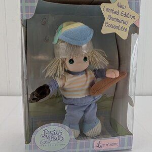 Vintage Precious Moments Luv N Care Baseball Boy Doll Limited Edition Numbered